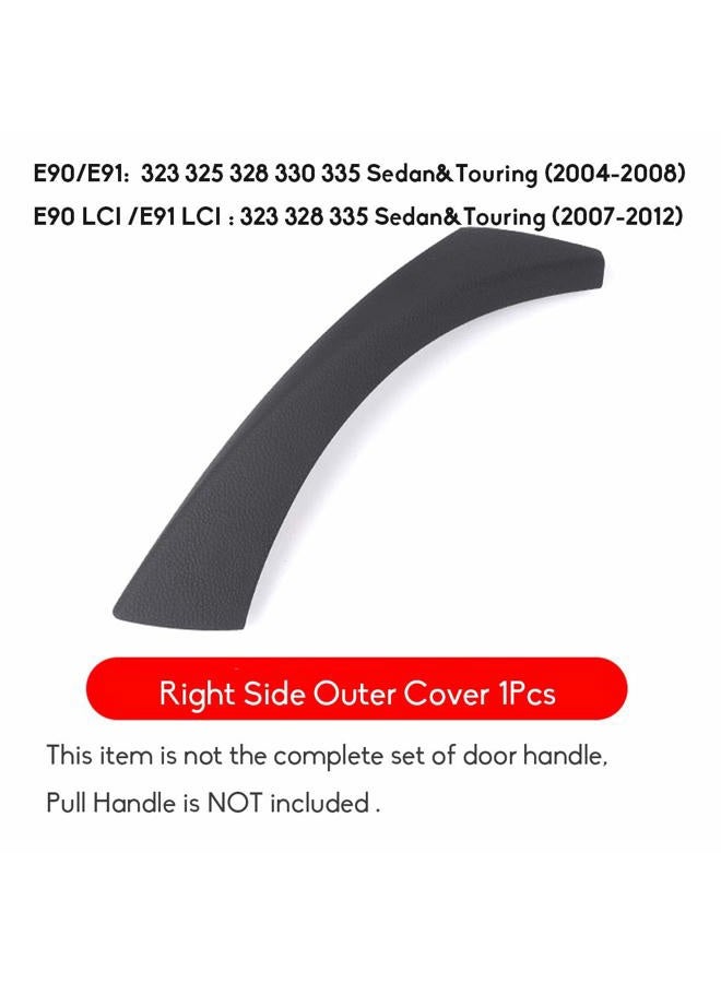 Jaronx مقبض باب لسيارة بي إم دبليو 3 سيريز E90/E91، مقبض الباب الأمامي الأيمن/مقبض الباب الخلفي الأيمن، غطاء خارجي، أغطية تزيين داخلية للأبواب (يتناسب مع: بي إم دبليو 323 325 328 330 335) - Image 3