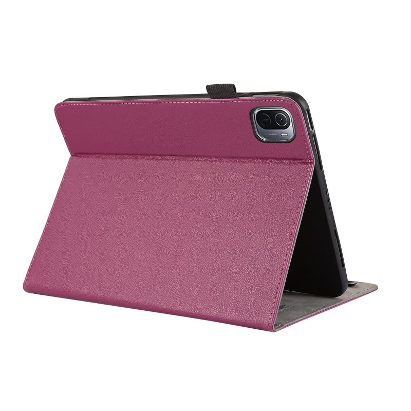 erorex For Xiaomi Pad 5 / 5 Pro Litchi Texture Leather Sucker Tablet Case(Purple) - Image 4