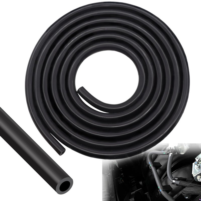 Taiss 66FT Vacuum Hose Automotive3810mm High Performance 130PSI Vacuum Lines Automotive High Temperature Silicone Vacuum TubeBlack - Image 2