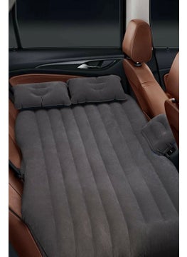 Demdem In-Car Inflatable Mattress Car and Camping Bed Bag Electric Pump Repair Kit and Pillowed Mattress Set  - Image 1