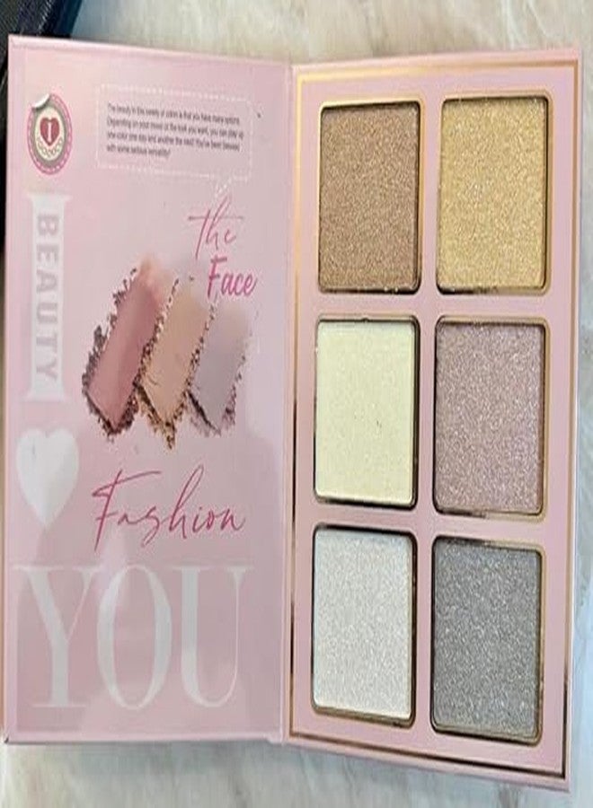 كيو آي بست مجموعة مكياج كيو بيست ٥ في ١ قابلة للطي على شكل كتاب | محمولة وتدوم طويلاً | كونتور، أحمر خدود، إضاءة، ظلال عيون، مناسبة لألوان بشرة متعددة وإطلالات مكياج متنوعة، كل ذلك في كتاب مكياج واحد (موضة) - Image 5