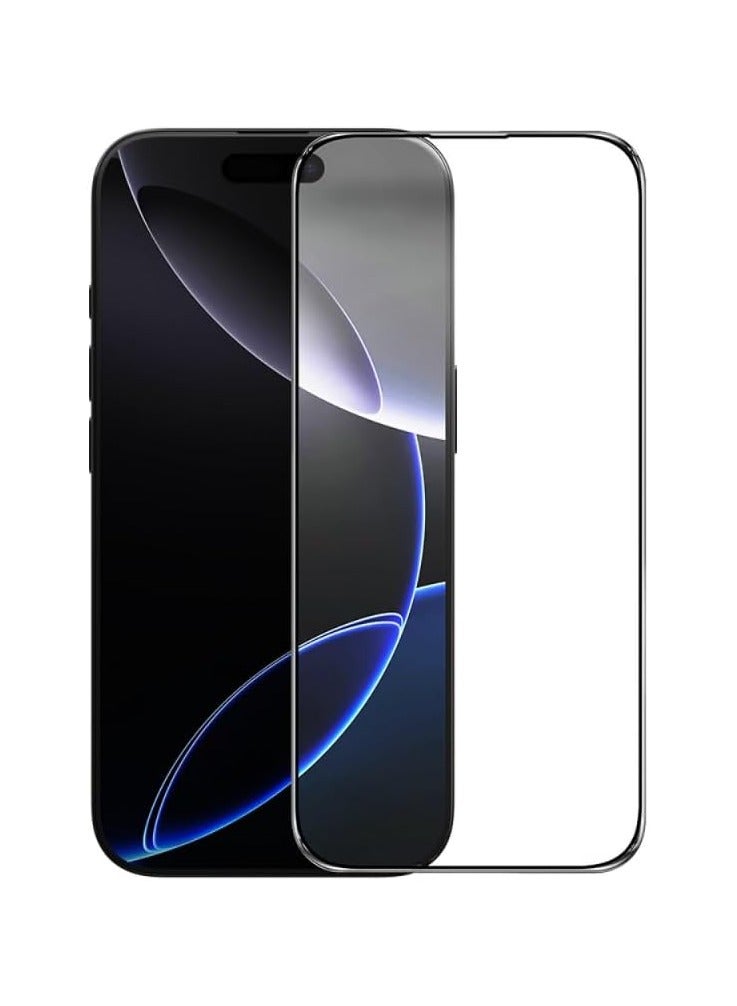 Nillkin Amazing Full Coverage Cp plus Pro Anti Explosion Tempered Glass Screen Protector 2.5D Fits Apple iPhone 16 Pro 0.25mm - Black - Image 1