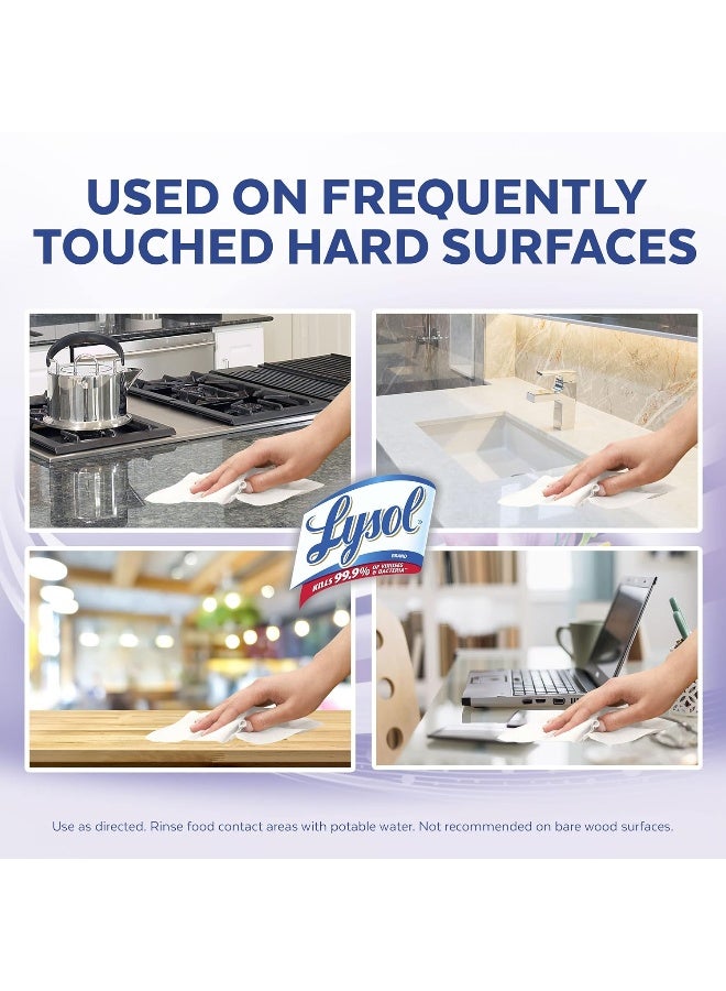 Lysol Disinfecting Wipes, Early Morning Breeze, 80ct, Packaging May Vary - Image 3
