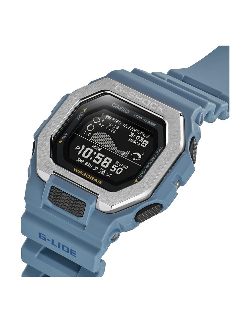 G-SHOCK - G-Lide Ocean Blue Digital Surf Watch GBX-100-2A - Image 1
