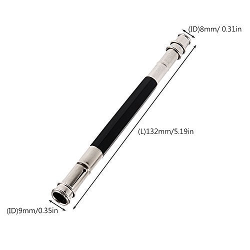 GTHER 5PCS Double Head Pencil Extender, Adjustable Art Pencil Lengthener Holder with Aluminum Handle for Colored Pencils Crayon School Office Supplies, Black - Image 3