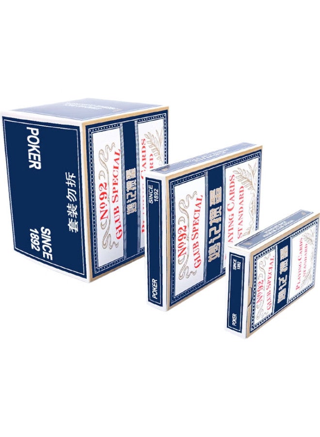 Wonderful Notes Miaoji Guandan Specialized Playing Cards, Professional Guandan Blue Core Paper Playing Cards, 60X97Mm, Double Pack, 10 Decks, Mj92-1 - Image 1