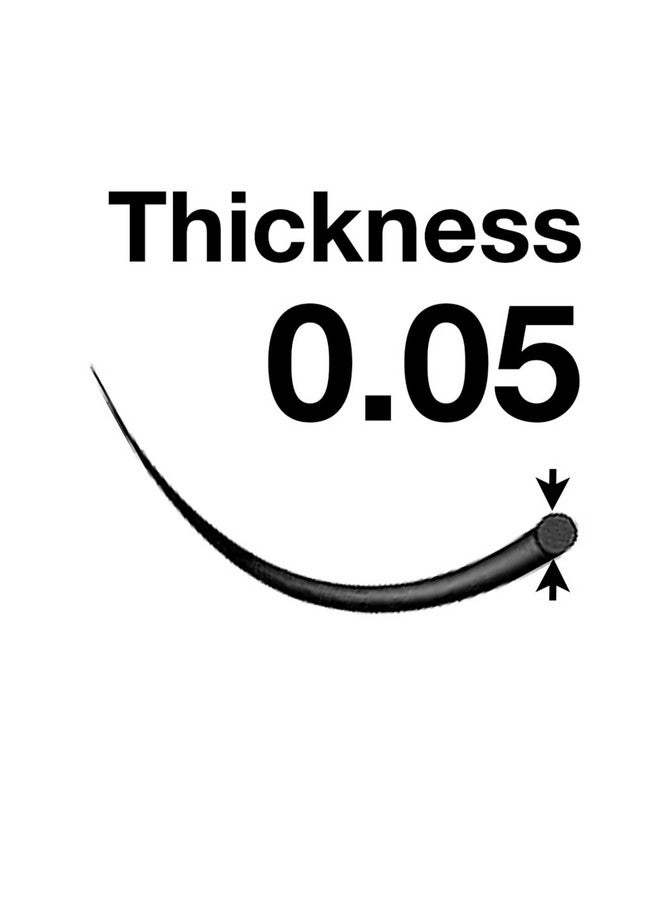 EMILYSTORES Eyelash Extension 0.05mm Thickness D Curl Length 12mm Individual Rapid Blooming Volume Eyelash For Easy Fan Lash Extensions, Flower Lashes, Self Fanning Eyelashes, (0.05,D,12mm) - Image 3