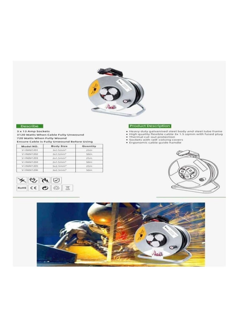 ABBASALI Heavy Duty Extension Reel & Easy To Handle - Image 2