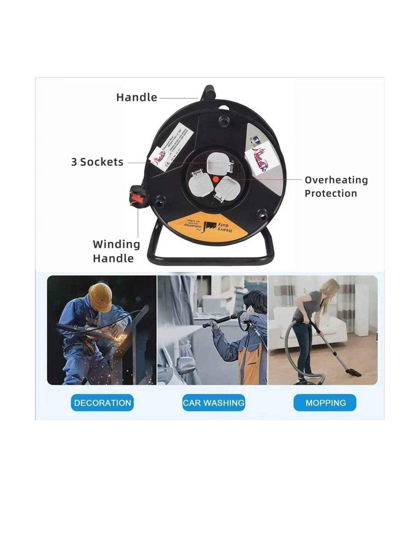 ABBASALI Heavy Duty Extension Reel & Easy To Handle - Image 3