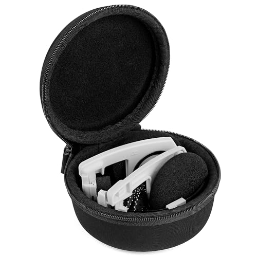 Geekria Shield Headphones Case Compatible with Koss Porta Pro PP, Sony Xperia Ear Duo True, Replacement Hard Shell Travel Carrying Bag (Black) - Image 5