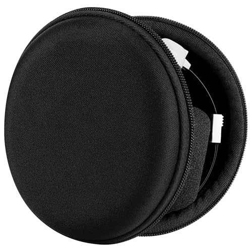 Geekria Shield Headphones Case Compatible with Koss Porta Pro PP, Sony Xperia Ear Duo True, Replacement Hard Shell Travel Carrying Bag (Black) - Image 1