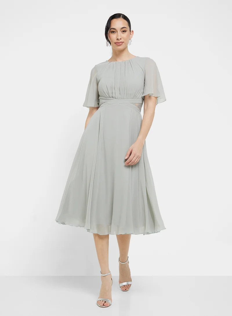 Little Mistress Chiffon A-Line Dress