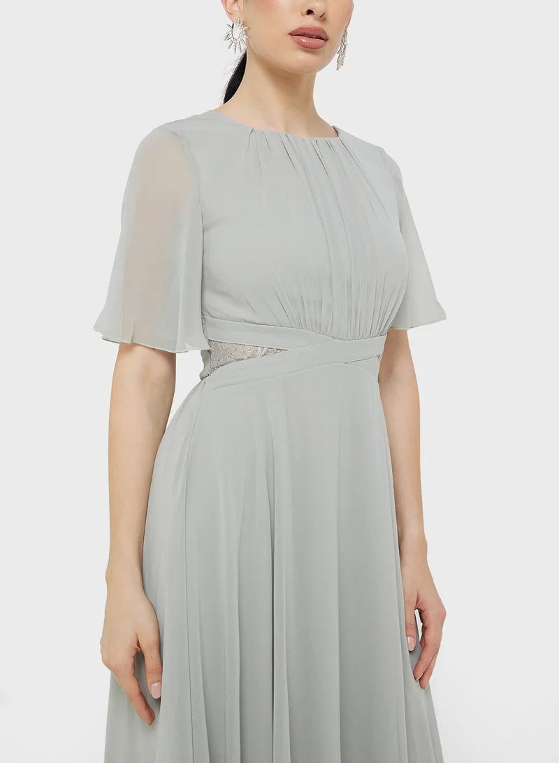 Little Mistress Chiffon A-Line Dress