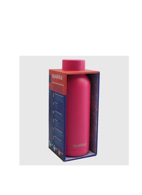 QUOKKA THERMAL SS BOTTLE SOLID RASPBERRY PINK 510 ML