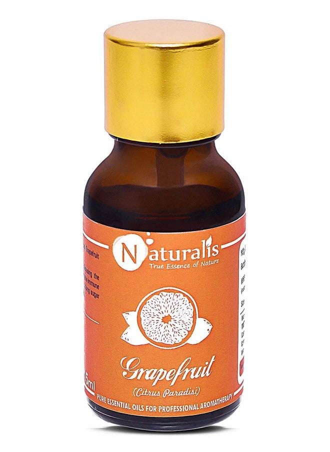 Naturalis - Essence Of Nature Grapefruit Essential Oil 100% Pure Natural & Undiluted Therapeutic Grade For Skin Care Hair Care And Aromatherapy 15Ml - Image 1