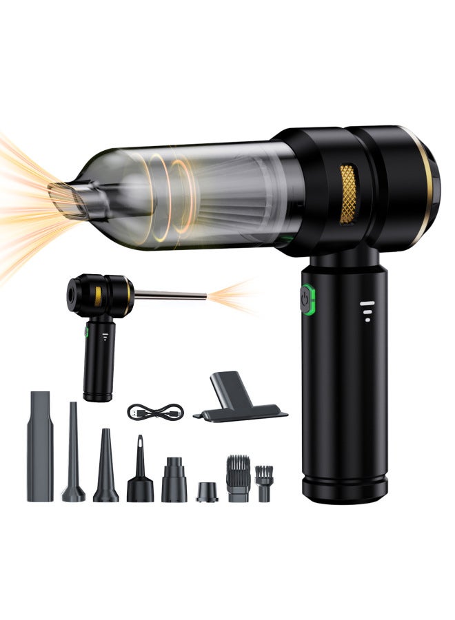Car Vacuum Cleaner Small Large Suction Household Car Portable Inflatable Dual-purpose Hand-held Car Blow Dust Collector - Image 1
