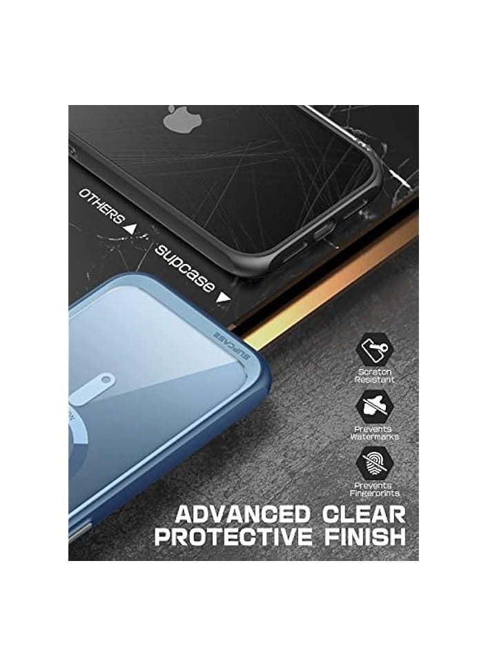 SUPCASE [Unicorn Beetle Mag Series] Case Designed For iPhone 13 Pro, 6.1" (2021), Premium Hybrid Protective Clear Case Compatible With MagSafe - Azure - Image 5