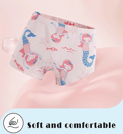 TEDDYIFY Kids Series Baby Underwear Little Girls' Cotton Boyshort Panties (Colors and Prints May Vary) - Image 5