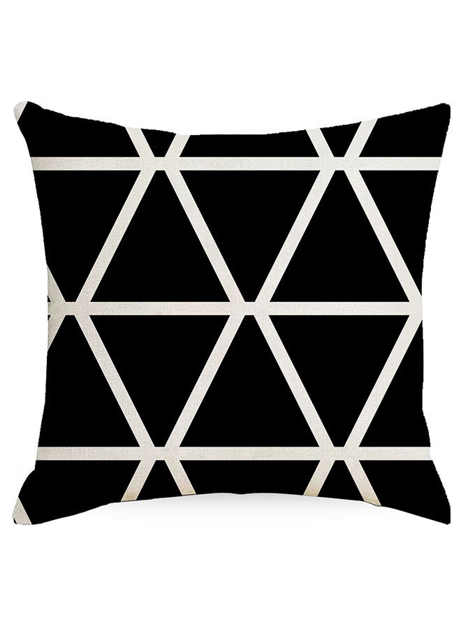 4-Piece Throw Pillow Covers 18x18 Inch Squre Linen Breathable Modern Geometric Pillow Cushion Case,Decorative Sofa Pillow Case Set for Couch,Sofa,Chair,Car,Bedroom,Living Room - Image 4