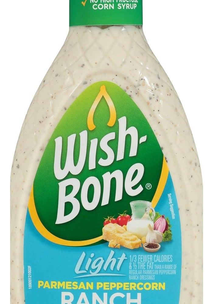 Wish Bone Wish-Bone Light Parmesan Peppercorn Ranch Dressing, 15 FL oz - Image 1