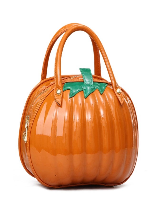 LUI SUI Halloween Pumpkin Shoulder Bag Halloween Purse for Women Novelty Pumpkin Tote Purse Bag - Image 1