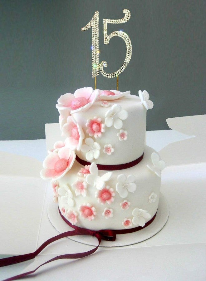 Scotamalone15 Cake Topper Premium Bling Rhinestone Diamond Gems - Image 3