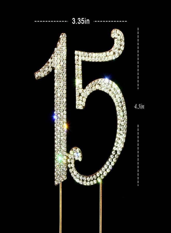 Scotamalone15 Cake Topper Premium Bling Rhinestone Diamond Gems - Image 5