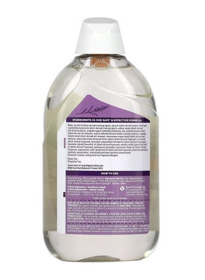 Seventh Generation Easydose Ultra Concentrated Laundry Detergent Fresh Lavender 66 Loads 23.1 fl oz 683 ml - Image 2