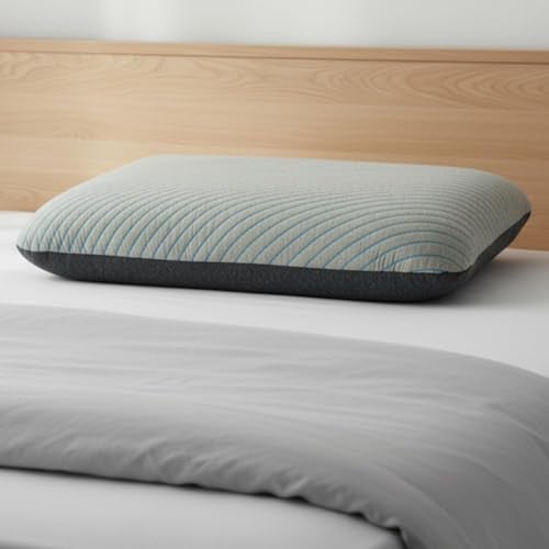 ROMA PUF Savaro Thick Memory Foam Pillow for Sleeping, 24x16 Inch, Soft Orthopedic Pillow for Neck, Cervical Shoulder Support, for Side & Back Sleepers, Breathable for Home & Hotel Use (Dream Wave) - Image 1