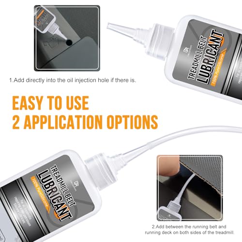 DecorRom Silicone Treadmill Lubricant - 7oz Treadmill Lube with Application Tubes, 100% Silicone Oil for Most Treadmill Lubrication - High Temperature Resistant, Non-Toxic Odorless Treadmill Oil - Image 5
