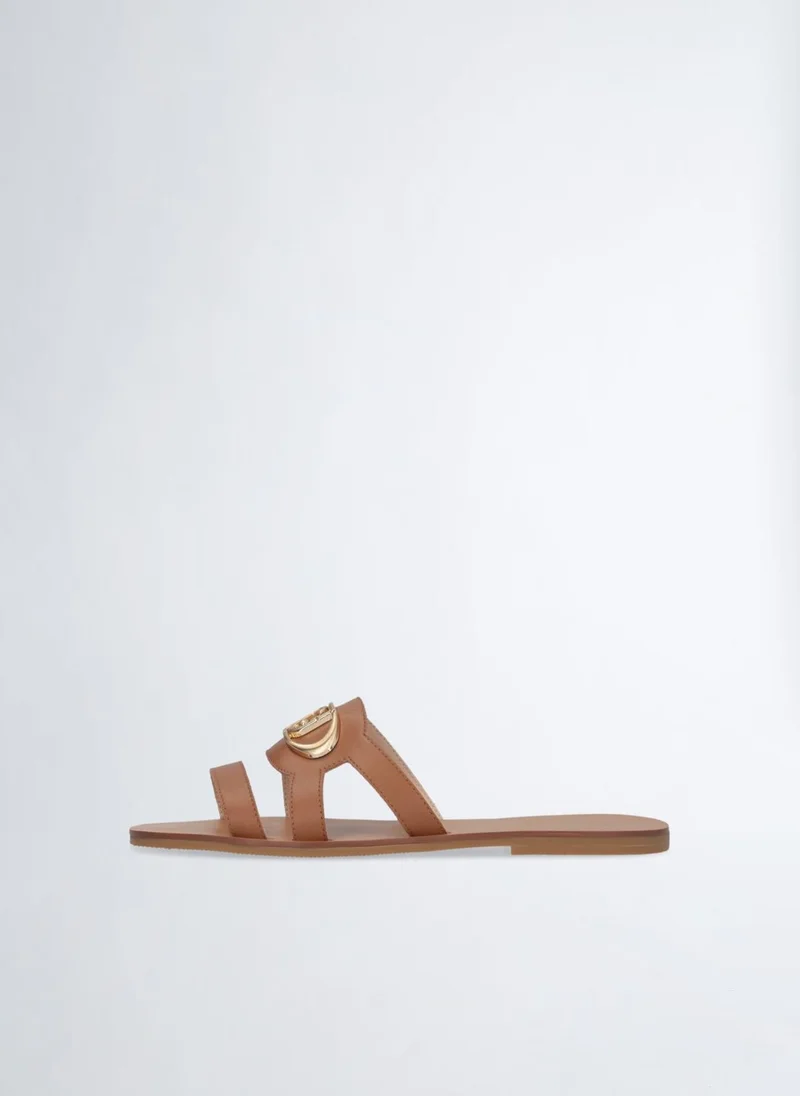 Liu Jo Flat sandals with logo