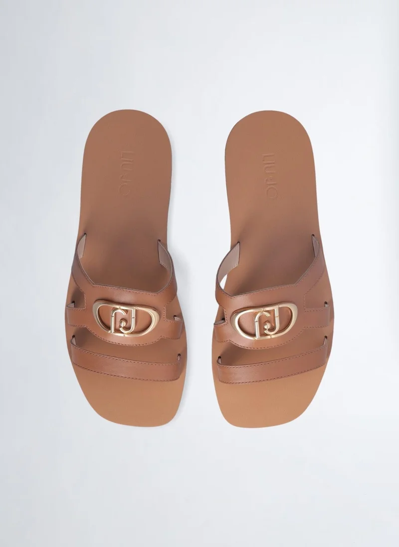 Liu Jo Flat sandals with logo