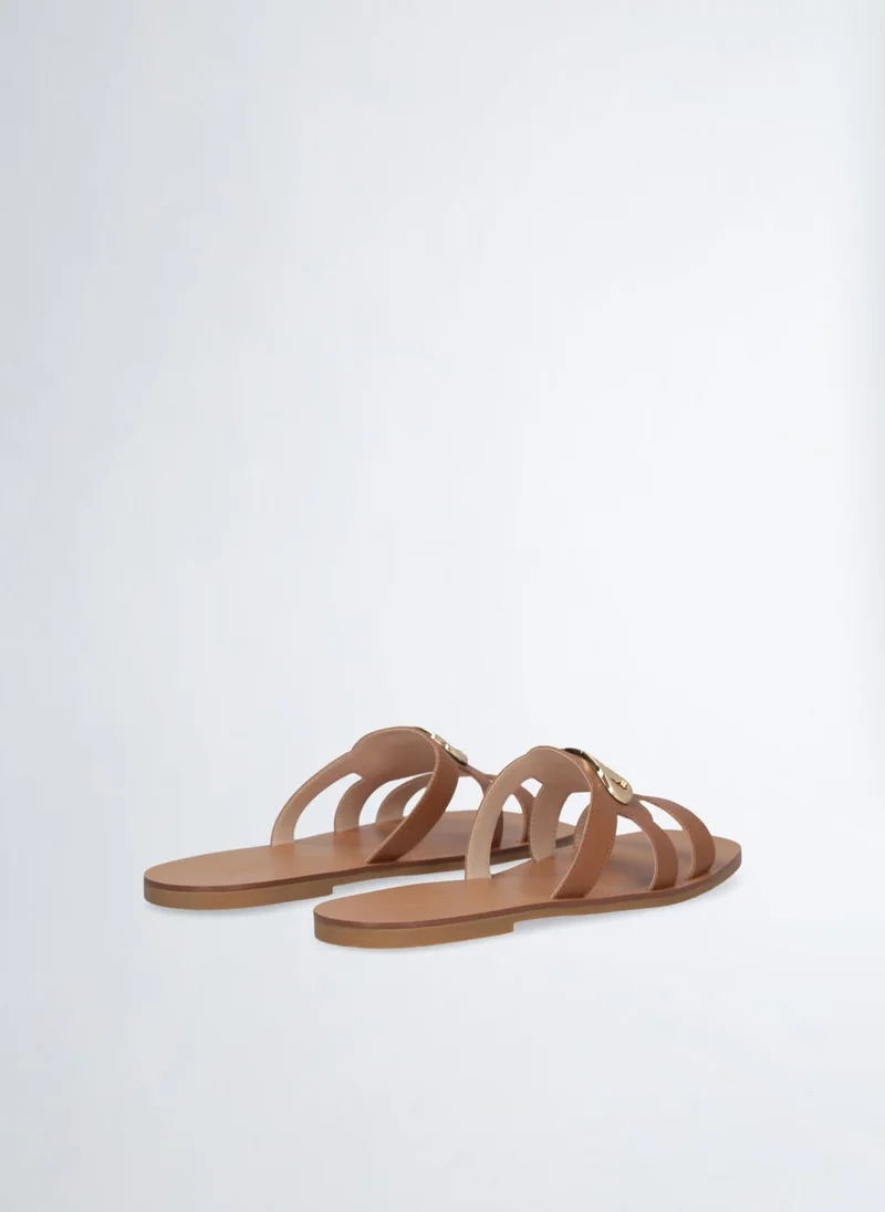 Liu Jo Flat sandals with logo