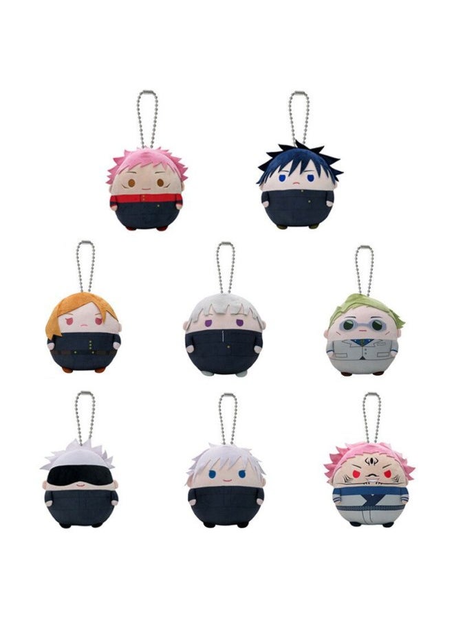 Generic - Spell Back To War Plush Doll Polygonum Stick You Ren Fu Hei Hui Five Enlightenment Dogs Roll Spine Seven Sea Jianren Doll-Specification:Gojo Satoru C-Color:30cm - Image 1