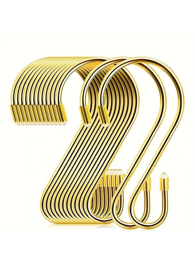 6pcs Golden S Shaped Hooks Small Kitchen Hooks Accessory - Image 2