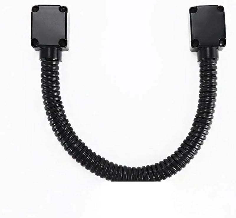 غلاف واقي للكابل الأسود المكشوف للتركيب لأنظمة التحكم في الوصول وأقفال الأبواب - Image 1