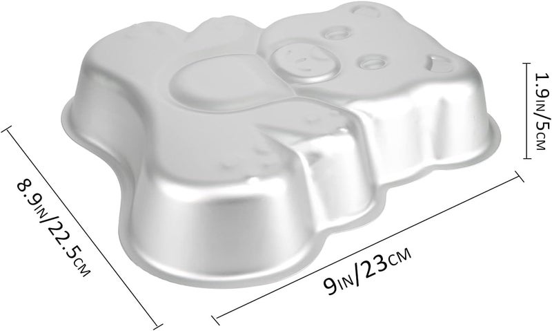 SADYFON Bear Shaped Panda Shaped Cake Pan 3D Aluminum Nonstick Cake Decorating Mould Birthday Wedding Anniversary Party Cake Baking Pans Tins Bakeware Tool - Image 2