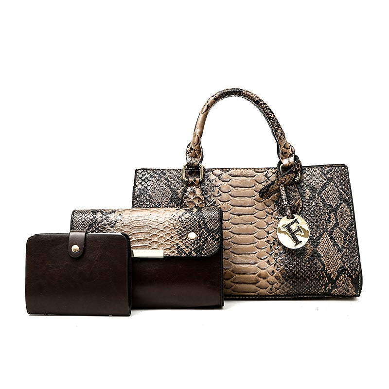 High-End Light Luxury Niche Snakeskin Pattern Handbag For Women Trendy Shoulder Crossbody Bag - Image 3