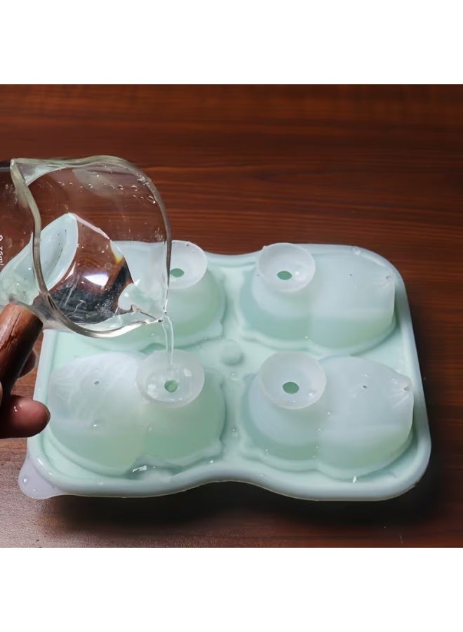 Goolsky 1pc Ice Cube Mold, Silicone Owl Ice Cube Tray, Multifunctional Chocolate Mold, Mold For Pudding,Jelly,Candy, Whiskey Ice Cube Tray, Ice Trays For Freezer Cocktail Whiskey, Kitchen Accessaries,Apartment Essentials, Party Supplies - Image 4