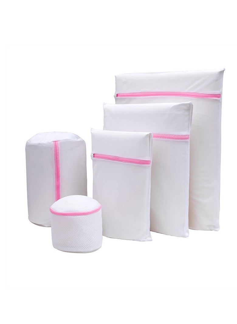【6-Piece Set】New Upgrade Pink Laundry Bag Set - Multi-Size Delicate Protection, Designed for Machine Washing Wool Sweaters, Bras & More, Anti-Tangling & Deformation! - Image 1