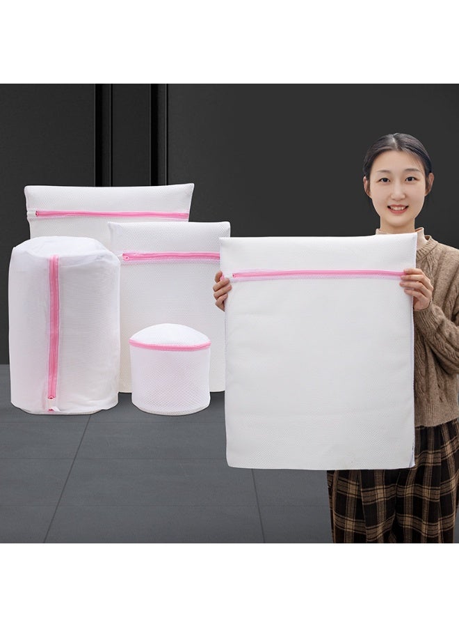 【6-Piece Set】New Upgrade Pink Laundry Bag Set - Multi-Size Delicate Protection, Designed for Machine Washing Wool Sweaters, Bras & More, Anti-Tangling & Deformation! - Image 5