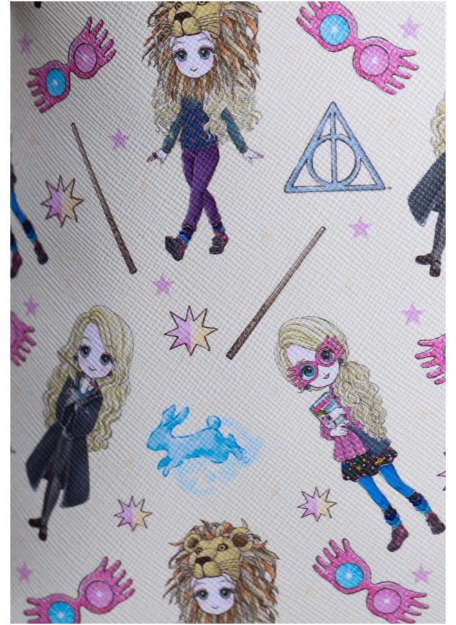 Loungefly - Harry Potter Luna Lovegood All Over Print Womens Double Strap Shoulder Bag Purse - Image 1