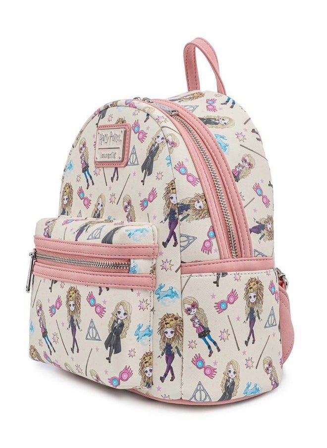 Loungefly - Harry Potter Luna Lovegood All Over Print Womens Double Strap Shoulder Bag Purse - Image 1