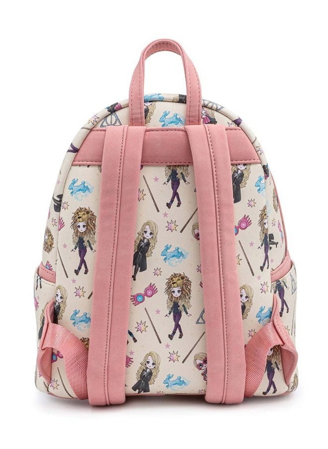 Loungefly - Harry Potter Luna Lovegood All Over Print Womens Double Strap Shoulder Bag Purse - Image 1