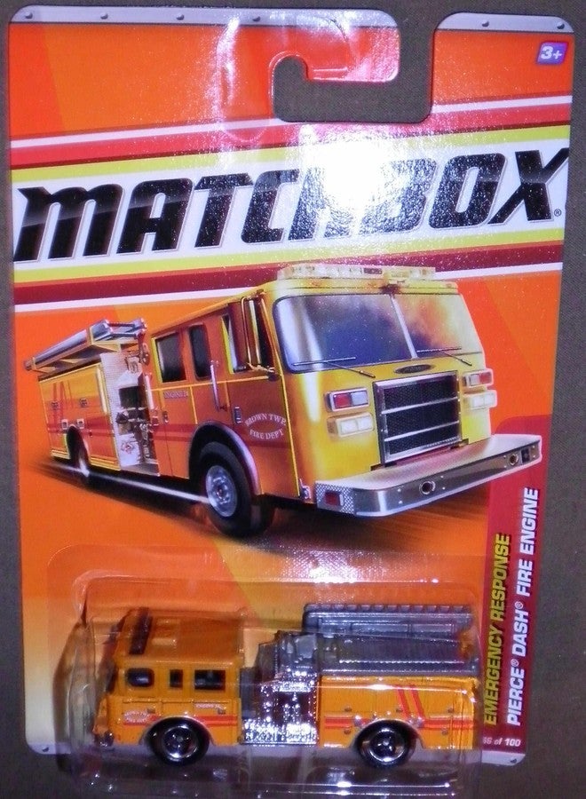 Matchbox 2010, Pierce Dash Fire truck 56/100, Emergency Response. 1:64 Scale. - Image 2