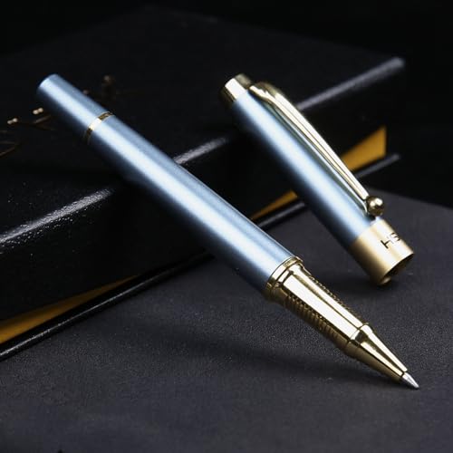 HSK Ballpoint Pens Luxury gift Pen Black Refill Line width 0.5mm,Best Ball Pen Gift Set for Men & Women Professional Executive,Office,Nice Pens Classy Gift Box (Blue) - Image 2
