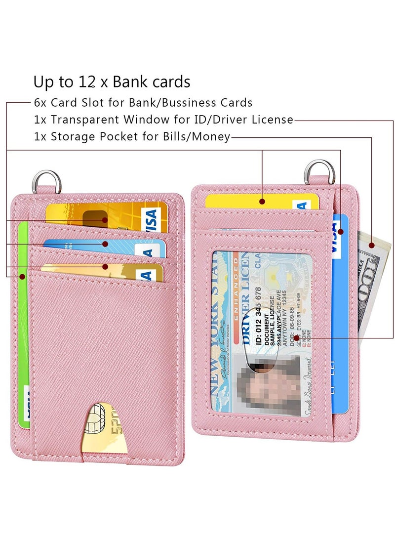 Slim Card Holder, Front Pocket Wallets, RFID Blocking, Minimalist Wallet - Image 2