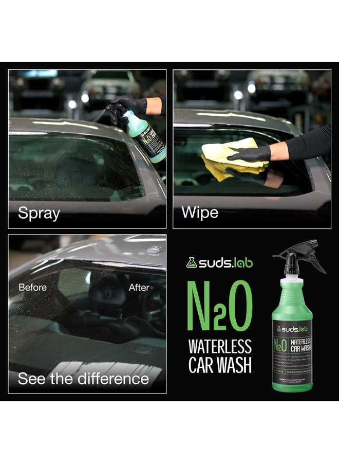 suds.lab Suds Lab N2O Waterless Car Wash for Fast Touch Ups, Auto Detailing Exterior Cleaner - Image 4