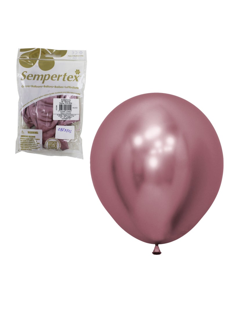 Sempertex Assorted Color Latex Balloons  Vibrant Balloons in Various Colors Perfect for Birthdays Parties Weddings and Celebrations Durable and Easy to Inflate for Fun Event Decorations (Refelex Pink) - Image 4