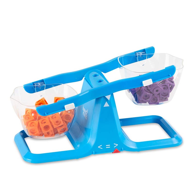 hand2mind hand2mind Blue Nestable Bucket Balance Clear Double Bucket Balance Scale for Liquids and Solids Easy to Assemble Kids Scale Space Saving Storage Base Balance Scale for Classroom Set of 1 - Image 4